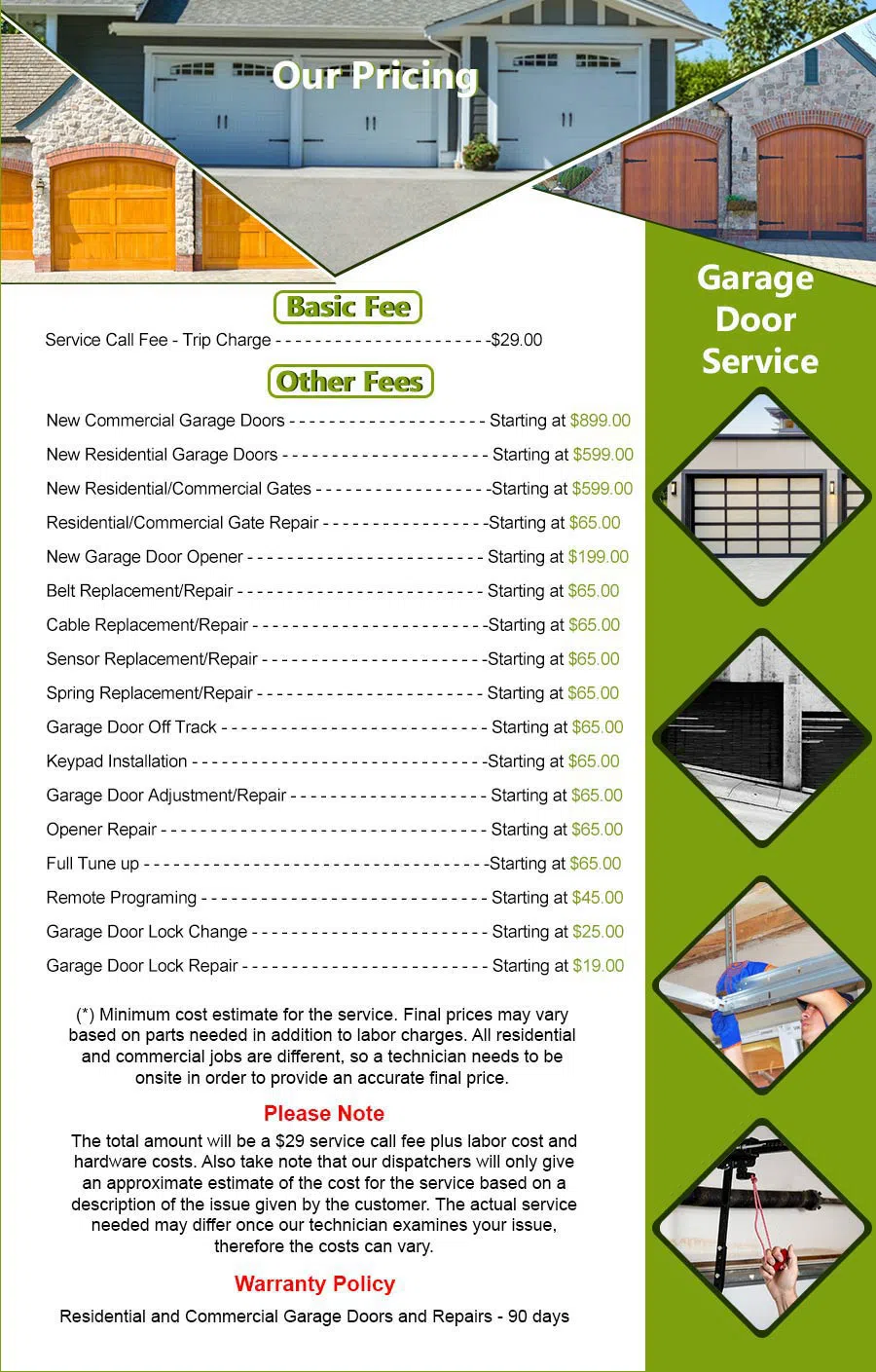 Interstate Garage Door Service San Antonio, TX 210-245-6801